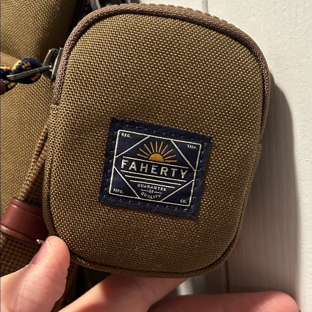 Faherty Tan Men's Backpack - image 3